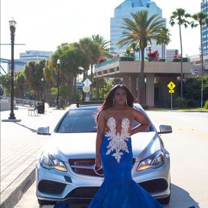 Custom made beautiful prom dress